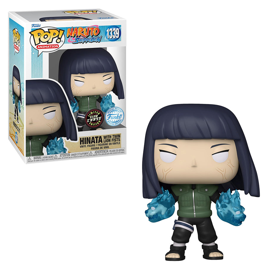 FUNKO POP CHASE ANIMATION NARUTO SHIPPUDEN EXCLUSIVE - HINATA WITH TWIN LION FISTS 1339 BRINDE