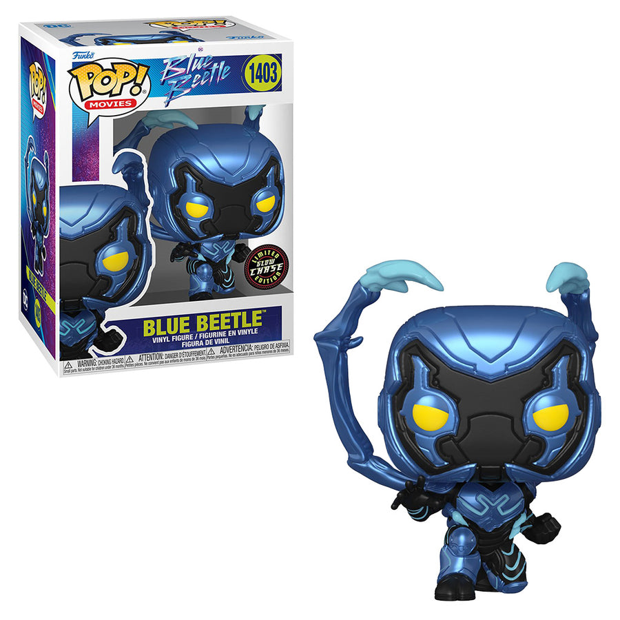 FUNKO POP CHASE BLUE BEETLE 1403 BRINDE
