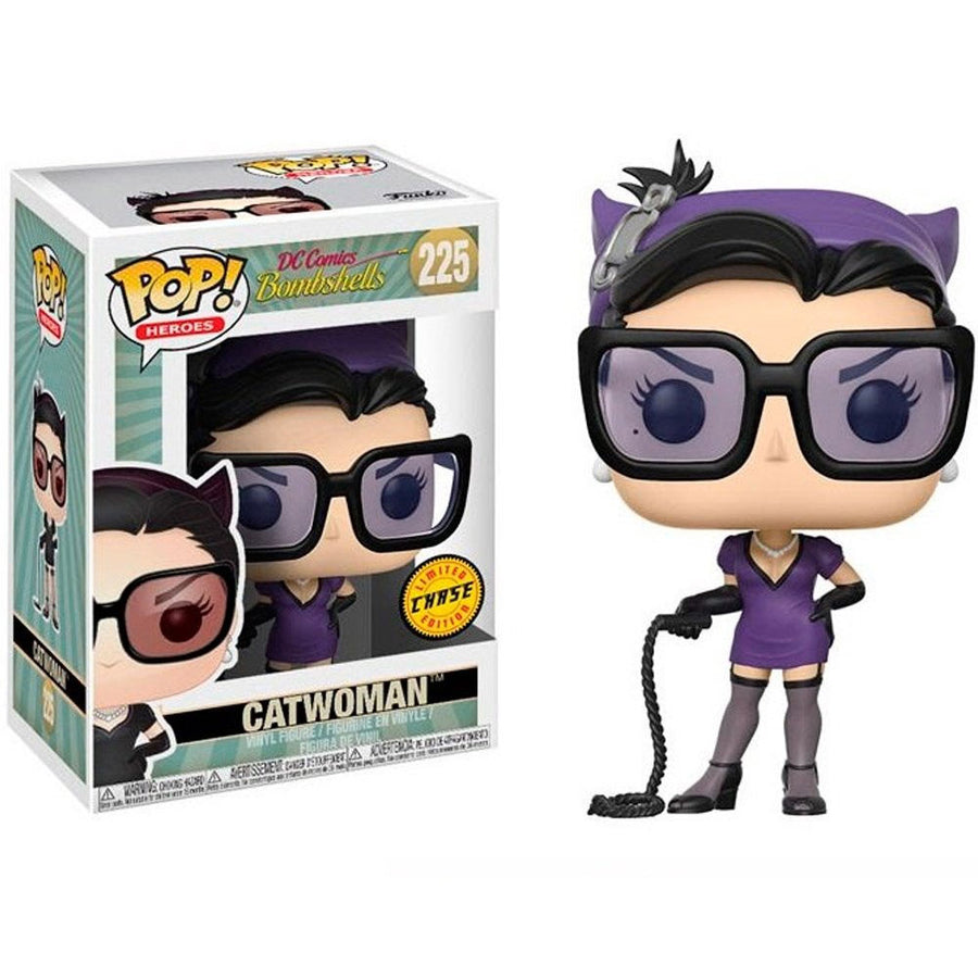 FUNKO POP CHASE HEROES DC COMICS BOMBSHELLS - CATWOMAN 225 BRINDE