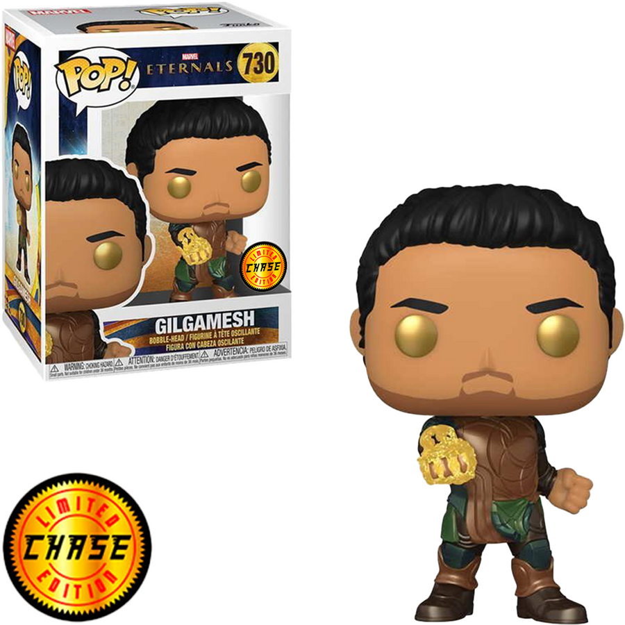 FUNKO POP CHASE MARVEL ETERNALS - GILGAMESH 730 BRINDE