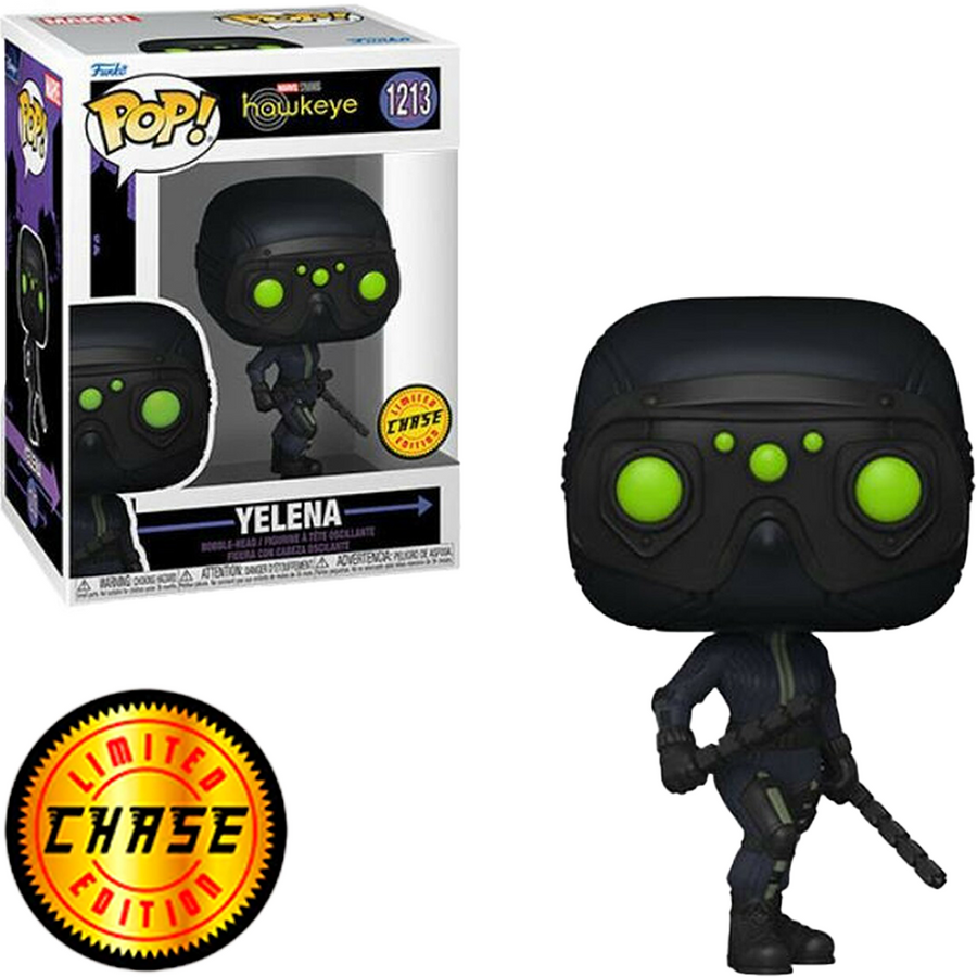 FUNKO POP CHASE MARVEL HAWKEYE - YELENA 1213 BRINDE
