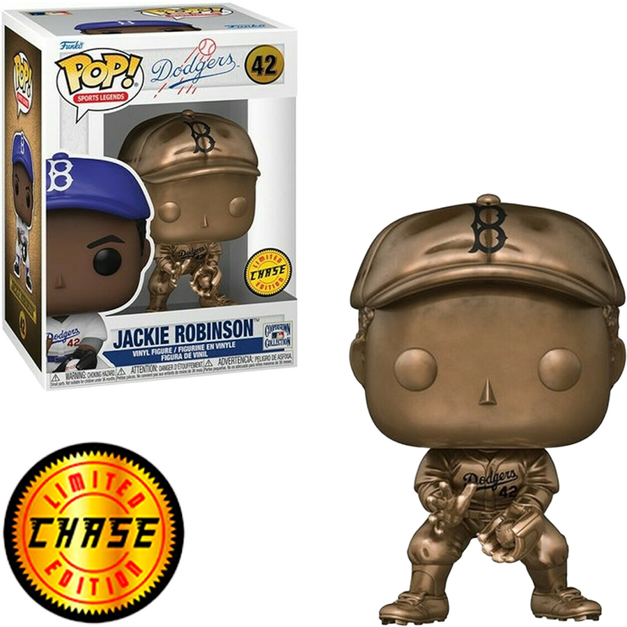 FUNKO POP CHASE MLB LOS ANGELES DODGERS - JACKIE ROBINSON 42 BRINDE