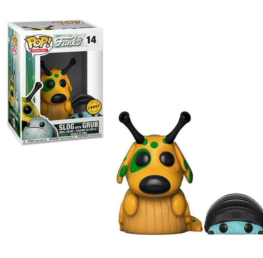 FUNKO POP CHASE MONSTERS - SLOG WITH GRUB 14 BRINDE