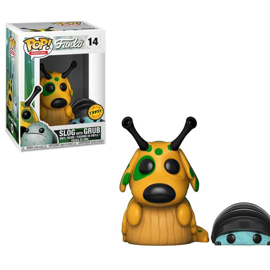 FUNKO POP CHASE MONSTERS - SLOG WITH GRUB 14 BRINDE
