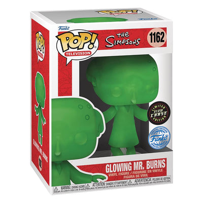 FUNKO POP CHASE THE SIMPSONS - GLOWING MR.BURNS 1162