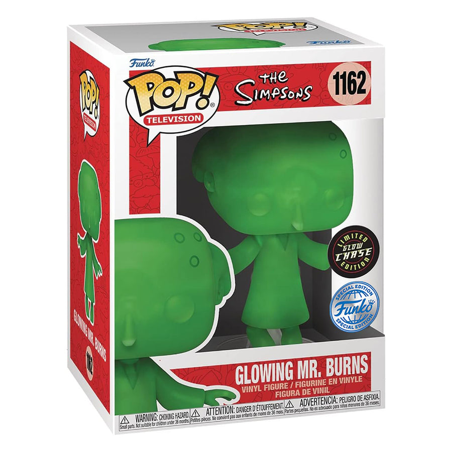 FUNKO POP CHASE THE SIMPSONS - GLOWING MR.BURNS 1162