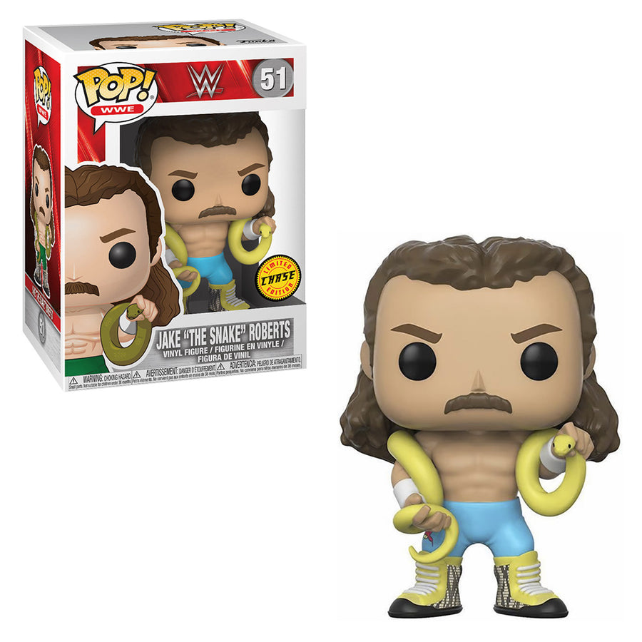 FUNKO POP CHASE WWE - JAKE THE SNAKE ROBERTS 51 BRINDE