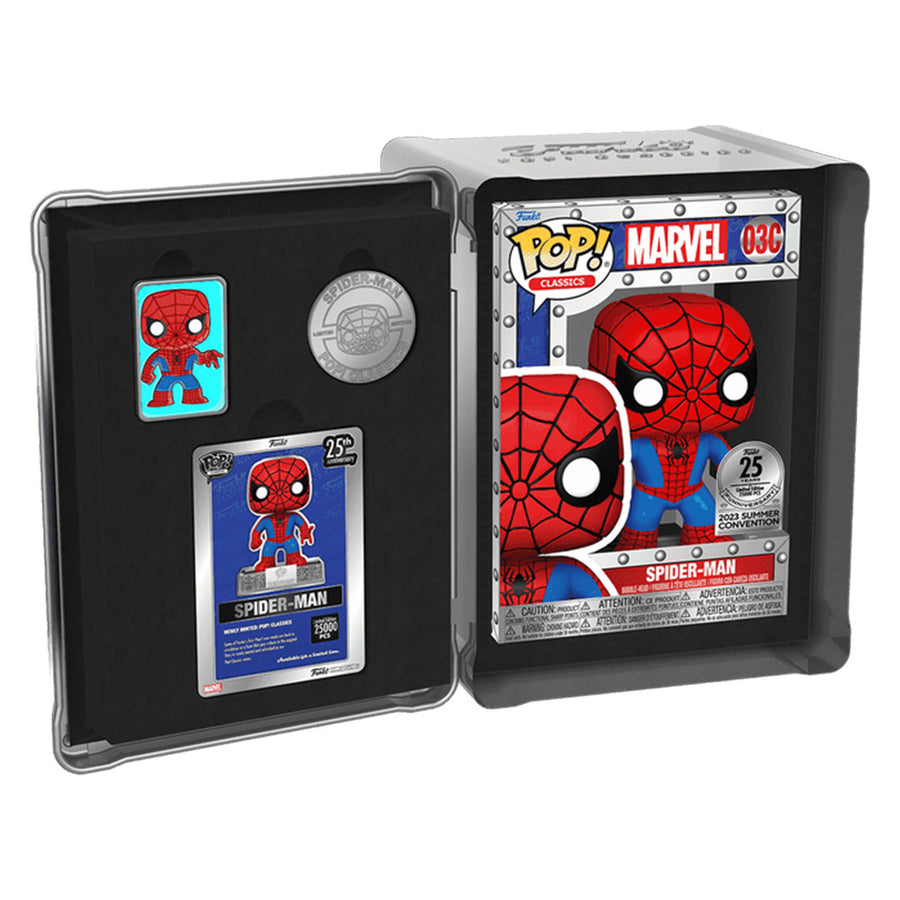 FUNKO POP CLASSIC MARVEL SPIDER-MAN 25TH ANNIVERSARY (73905) BRINDE