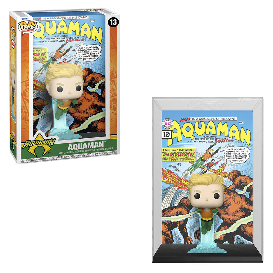 FUNKO POP COMIC COVERS DC - AQUAMAN 13 BRINDE