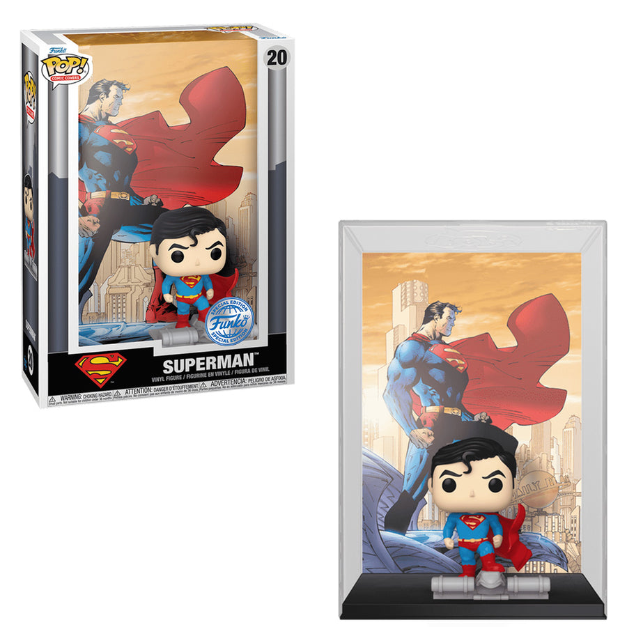 FUNKO POP COMIC COVERS DC SUPERMAN 85TH ANNIVERSARY EXCLUSIVE - SUPERMAN 20 (84431) BRINDE