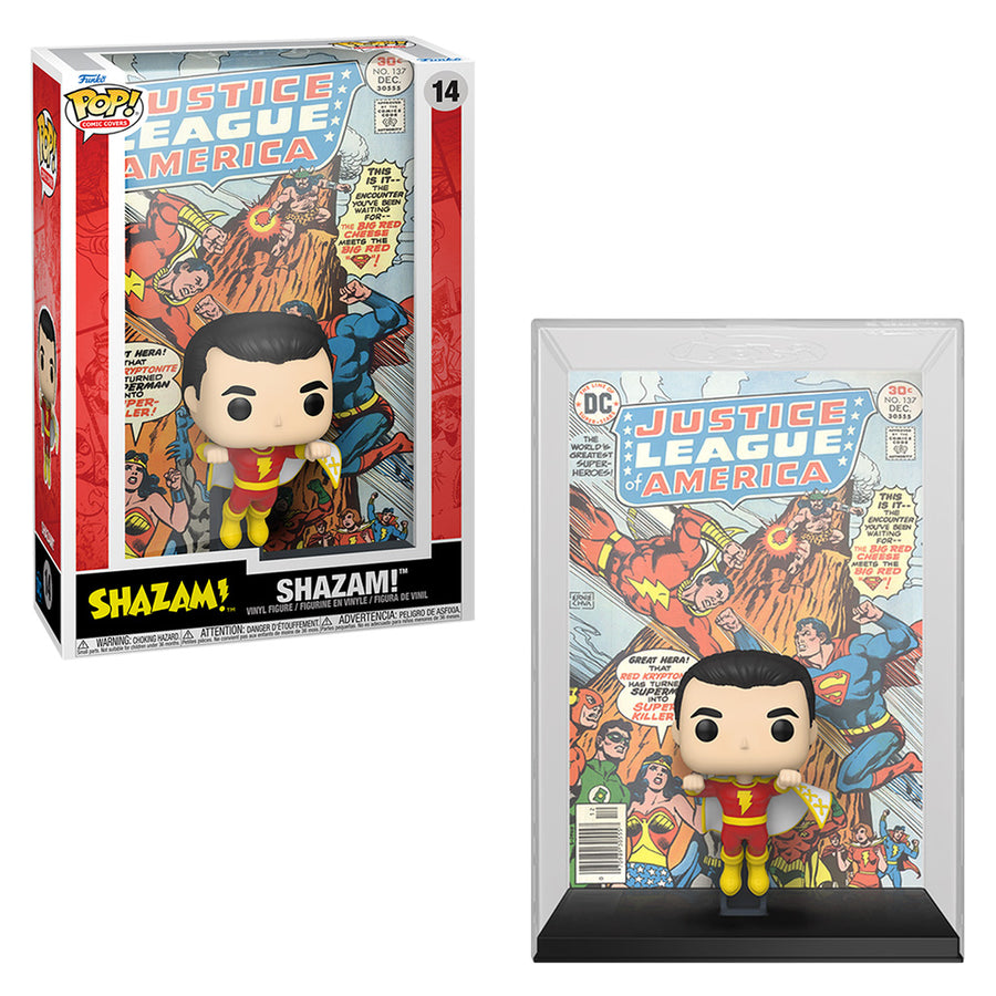 FUNKO POP COMIC COVERS JUSTICE LEAGUE OF AMERICA #4 - SHAZAM 137 BRINDE