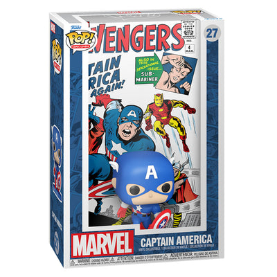 FUNKO POP COMIC COVERS MARVEL - CAPTAIN AMERICA 27 (72499)