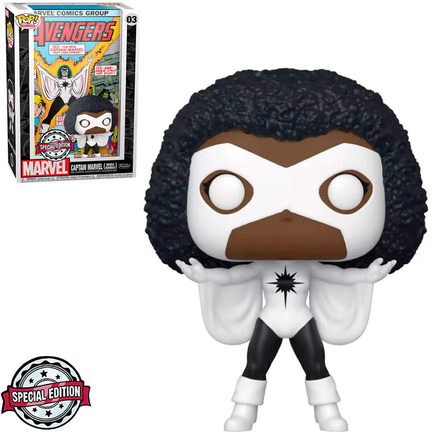 FUNKO POP COMIC COVERS MARVEL CAPTAIN MARVEL EXCLUSIVE - MONICA RAMBEAU 03