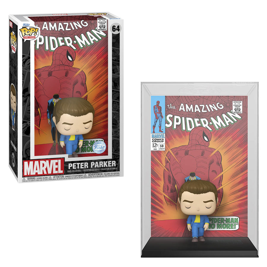 FUNKO POP COMIC COVERS THE AMAZING SPIDER-MAN: SPIDER-MAN NO MORE! EXCLUSIVE - PETER PARKER 46