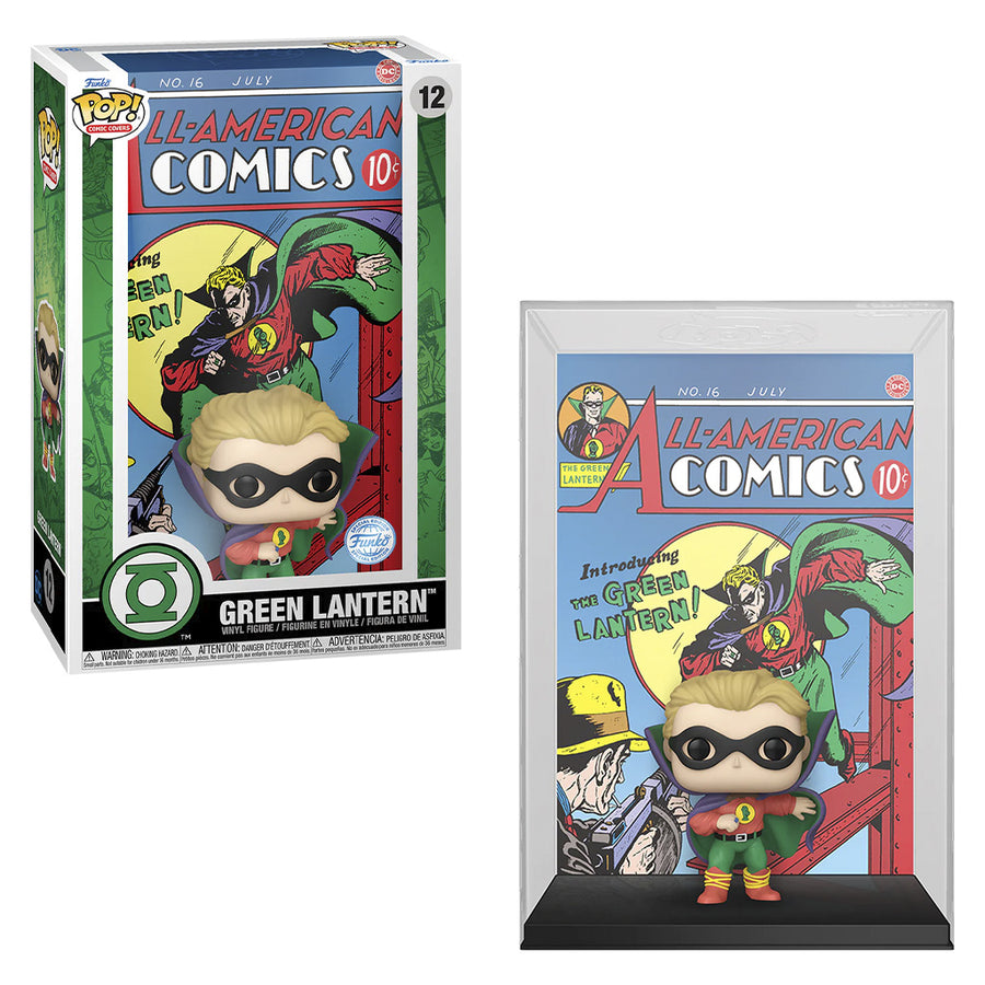 FUNKO POP COVER DC COMIC COVERS GREEN LANTERN EXCLUSIVE - ALL-AMERICAN COMICS 12 BRINDE