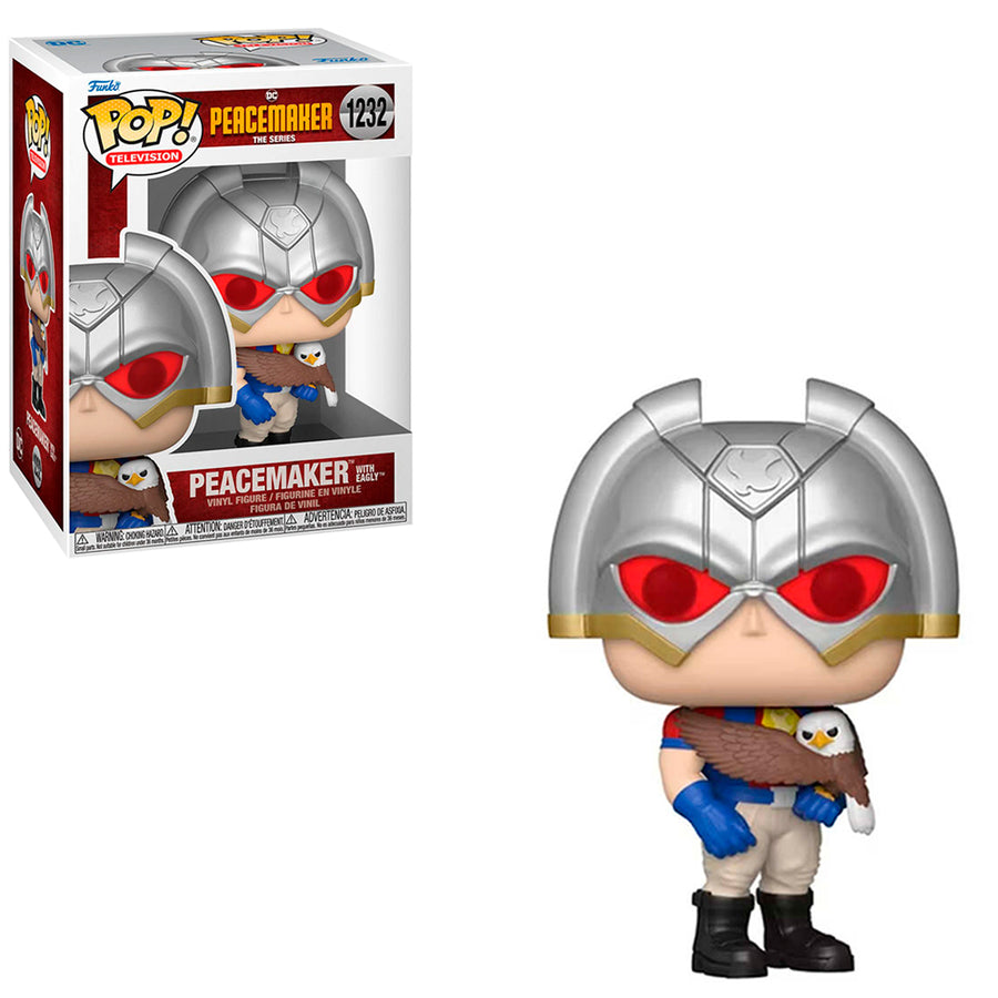 FUNKO POP DC PEACEMAKER - PEACEMAKER WITH EAGLY 1232 BRINDE