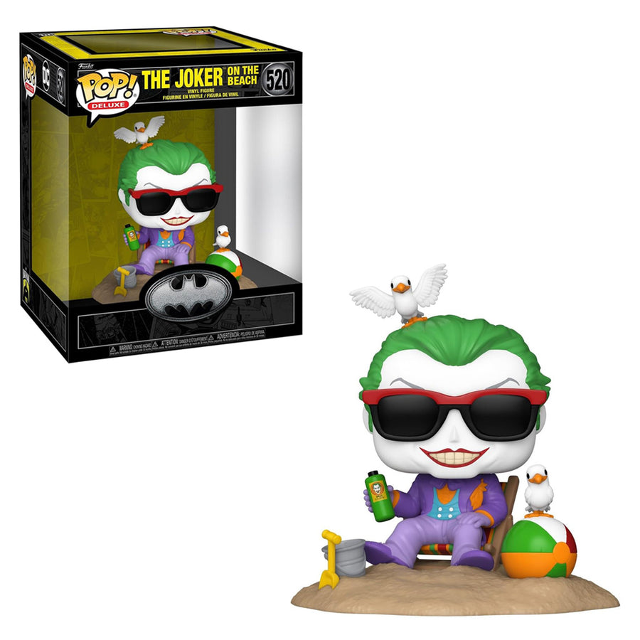 FUNKO POP DELUXE BATMAN 85TH ANNIVERSARY - THE JOKER ON THE BEACH 520 BRINDE