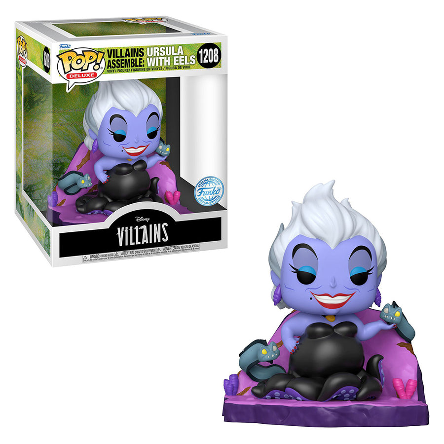 FUNKO POP DELUXE DISNEY DIAMOND COLLECTION THE LITTLE MERMAID EXCLUSIVE - URSULA WITH EELS 1208 BRINDE