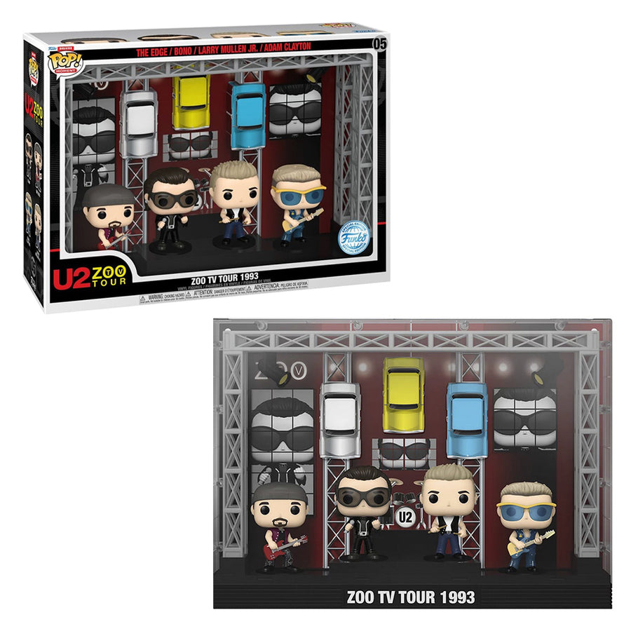 FUNKO POP DELUXE MOMENT U2 EXCLUSIVE - ZOO TV TOUR 1993 (67773) BRINDE