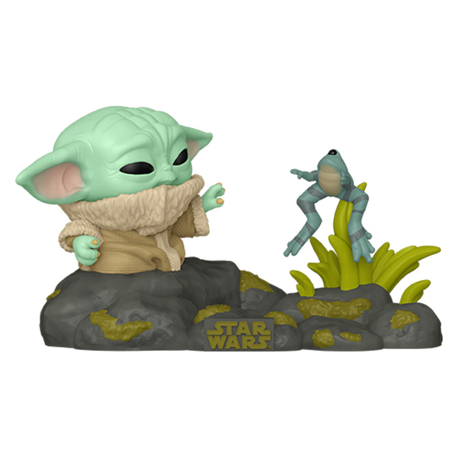 FUNKO POP DELUXE STAR WARS THE MANDALORIAN - GROGU WITH FROG 720