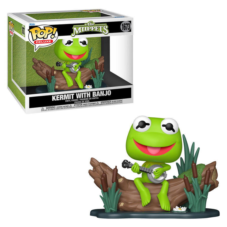 FUNKO POP DELUXE THE MUPPETS - KERMIT WITH BANJO 1673 BRINDE