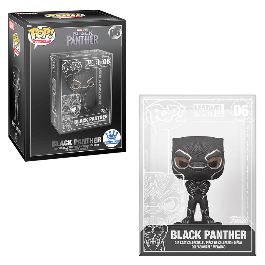 FUNKO POP DIE-CAST MARVEL BLACK PANTHER 06 (64869) BRINDE