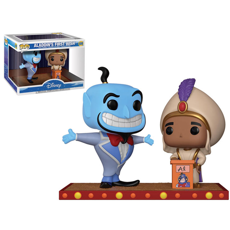 FUNKO POP DISNEY ALADDIN & GENIE 2PACK 409 BRINDE