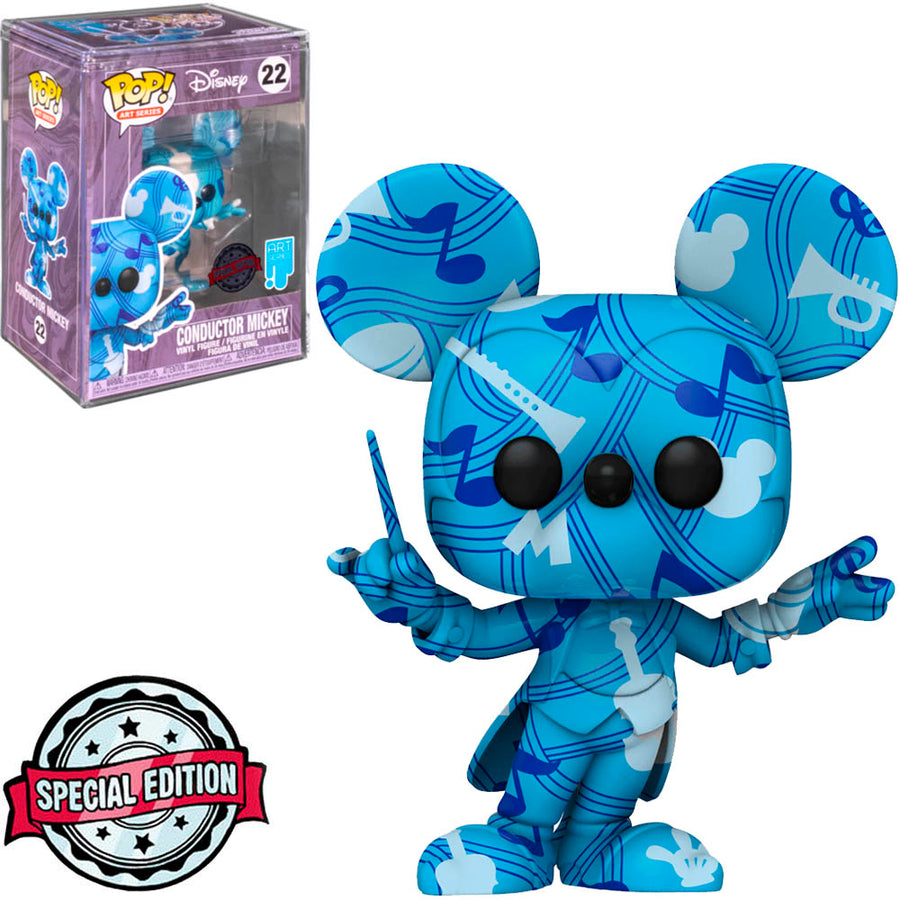 FUNKO POP DISNEY ART SERIES EXCLUSIVE - CONDUCTOR MICKEY 22 BRINDE
