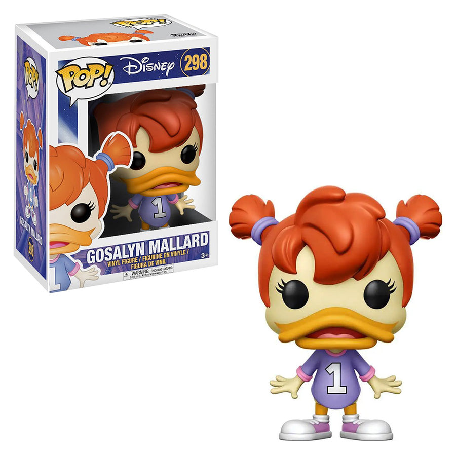 FUNKO POP DISNEY DARKWING - DUCK GOSALYN MALLARD 298 BRINDE