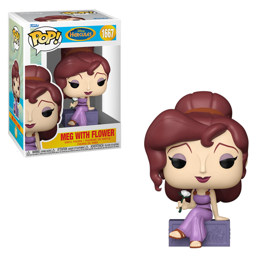 FUNKO POP DISNEY HERCULES - MEG WITH FLOWER 1667 BRINDE