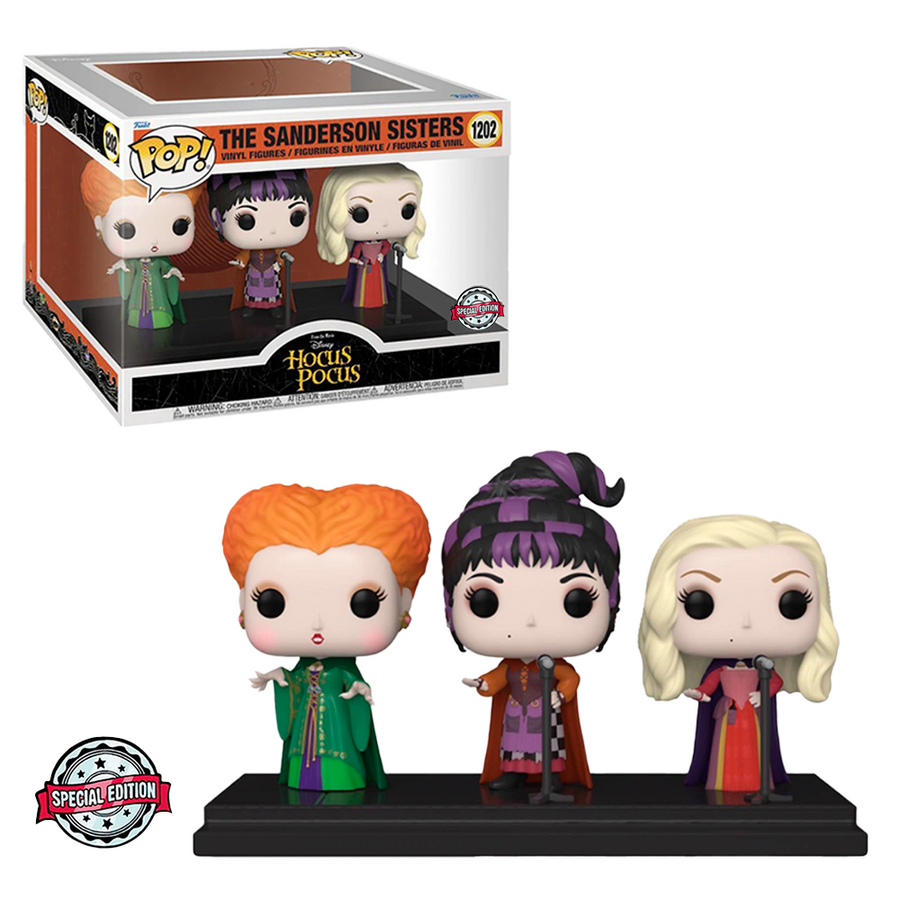 FUNKO POP DISNEY HOCUS POCUS MOMENTS EXCLUSIVE - THE SANDERSON SISTERS 1202 BRINDE