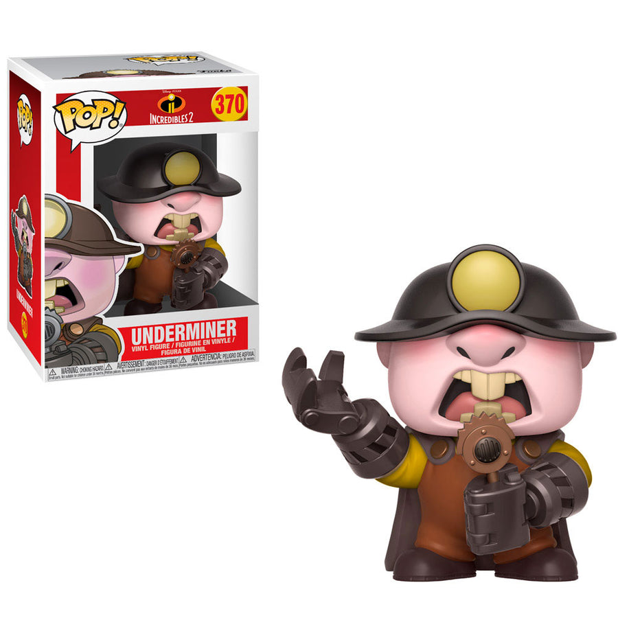 FUNKO POP DISNEY INCREDIBLES 2 UNDERMINER 370 BRINDE