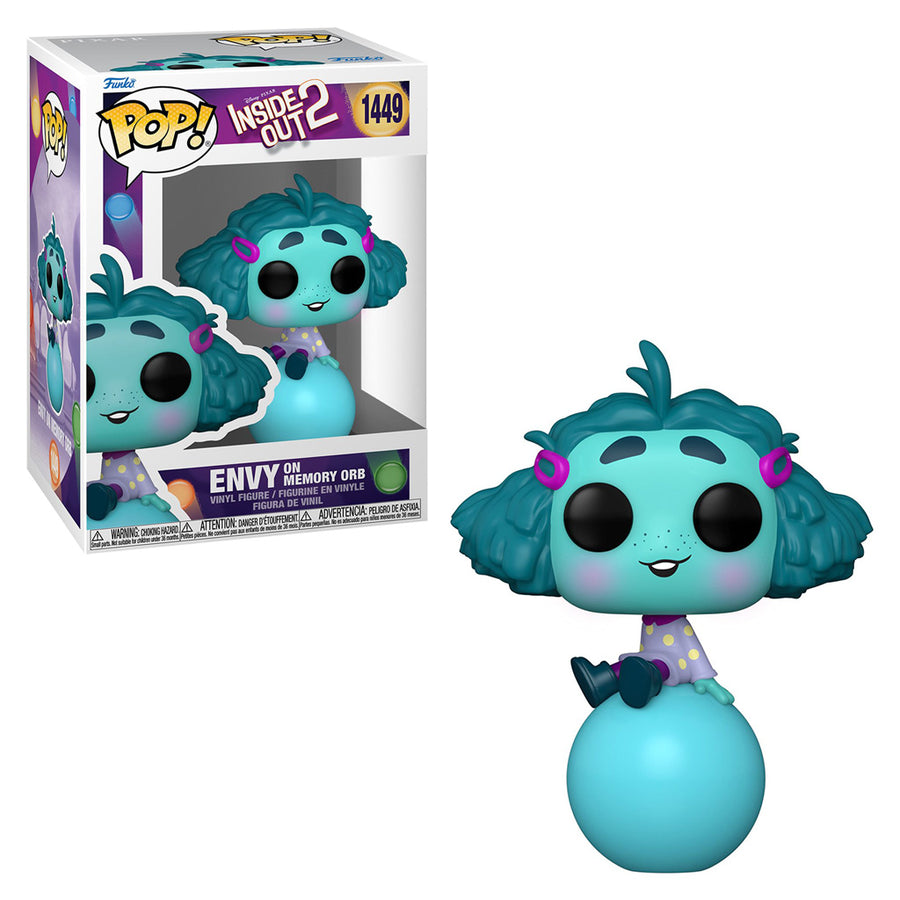 FUNKO POP DISNEY INSIDE OUT 2 - ENVY ON MEMORY ORB 1449 BRINDE