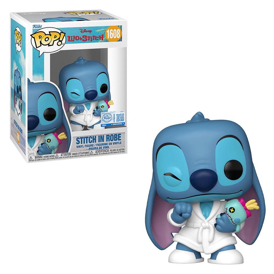FUNKO POP DISNEY LILO & STITCH EXCLUSIVE - STITCH IN ROBE 1608 BRINDE