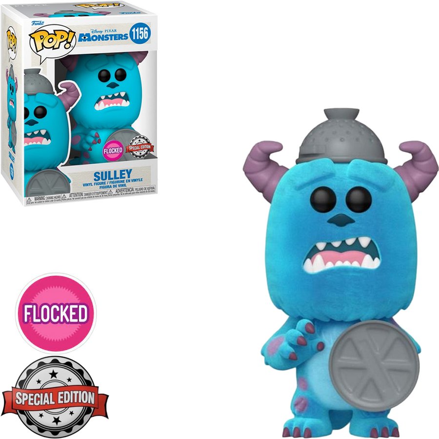 FUNKO POP DISNEY MONSTER INC EXCLUSIVE - SULLEY 1156 (FLOCKED) BRINDE