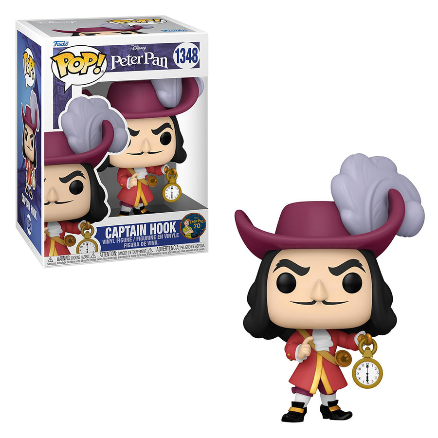 FUNKO POP DISNEY PETER PAN - CAPTAIN HOOK 1348 BRINDE
