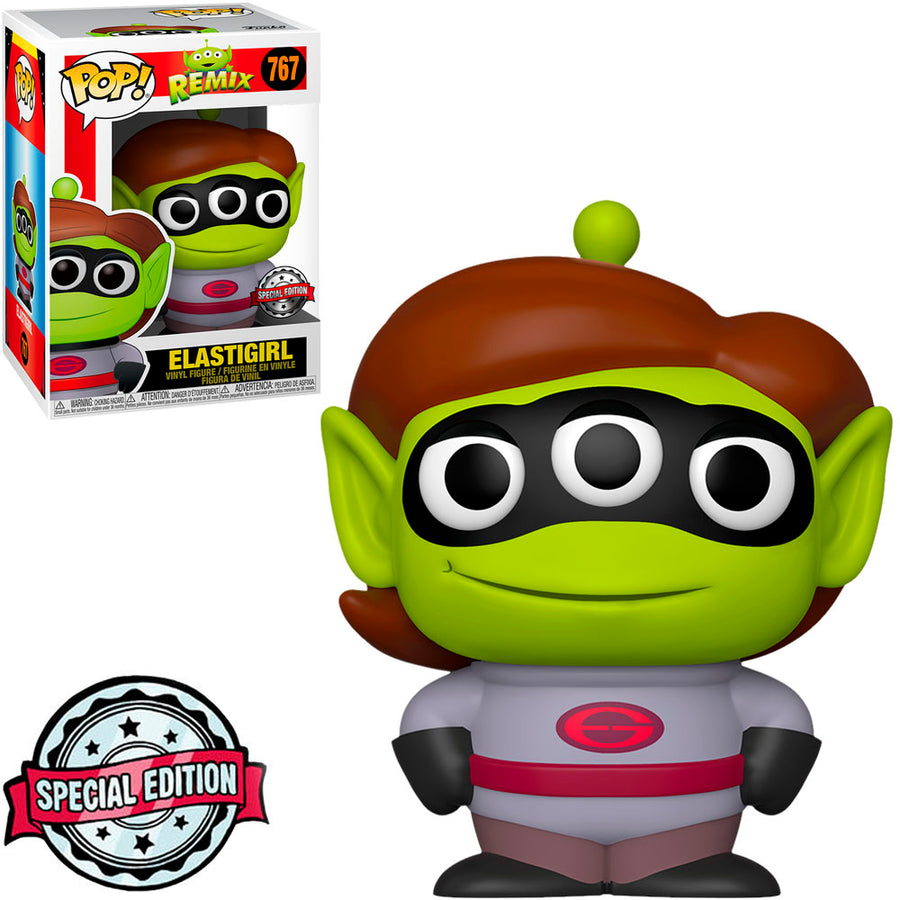 FUNKO POP DISNEY PIXAR ALIEN REMIX EXCLUSIVE - ELASTIGIRL 767 BRINDE