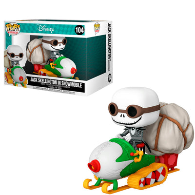 FUNKO POP RIDES DISNEY EXCLUSIVE - JACK SKELLINGTON IN SNOWMOBILE 104