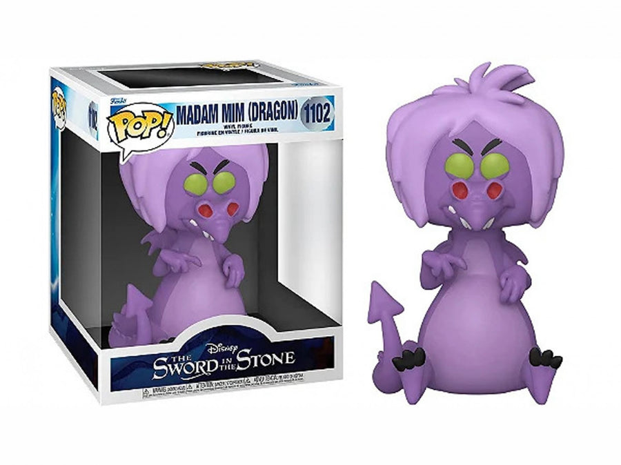 FUNKO POP DISNEY SWORD IN THE STONE - MADAM MIM DRAGON 1102 BRINDE