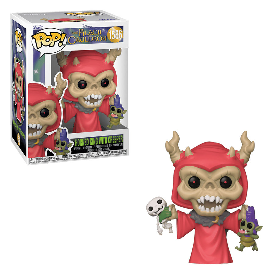FUNKO POP DISNEY THE BLACK CAULDRON - HORNED KING WITH CREEPER 1586 BRINDE