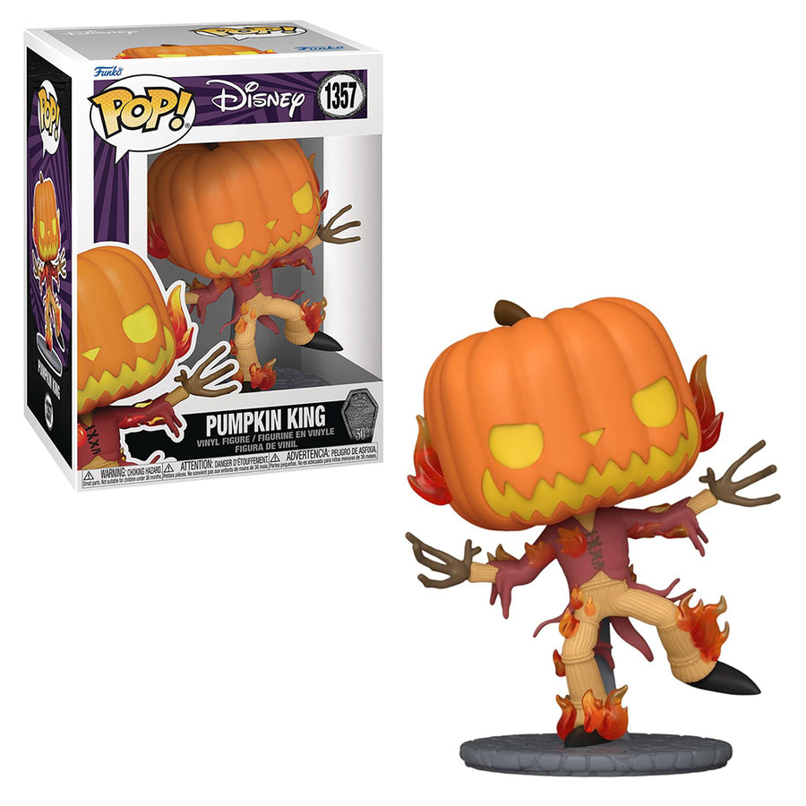 FUNKO POP DISNEY THE NIGHT BEFORE CHRISTMAS 30TH ANNIVERSARY EXCLUSIVE - PUMPKIN KING 1357 BRINDE