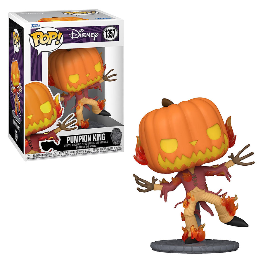 FUNKO POP DISNEY THE NIGHT BEFORE CHRISTMAS 30TH ANNIVERSARY - PUMPKIN KING 1357 BRINDE