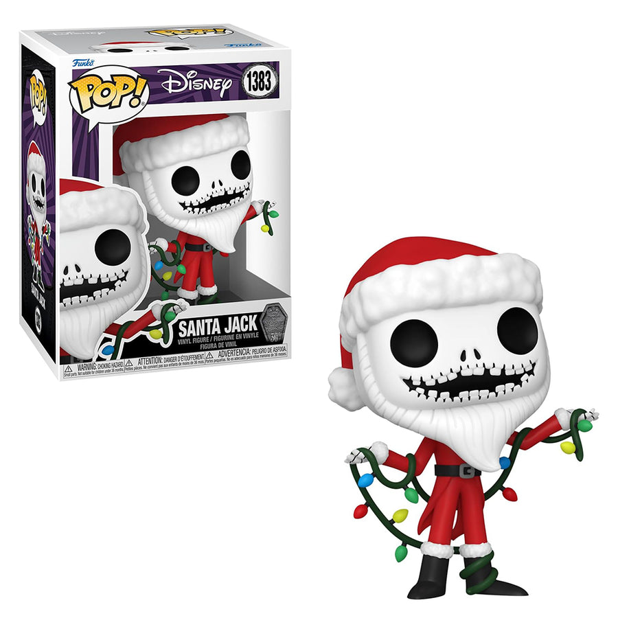 FUNKO POP DISNEY THE NIGHT BEFORE CHRISTMAS 30TH ANNIVERSARY - SANTA JACK 1383 BRINDE
