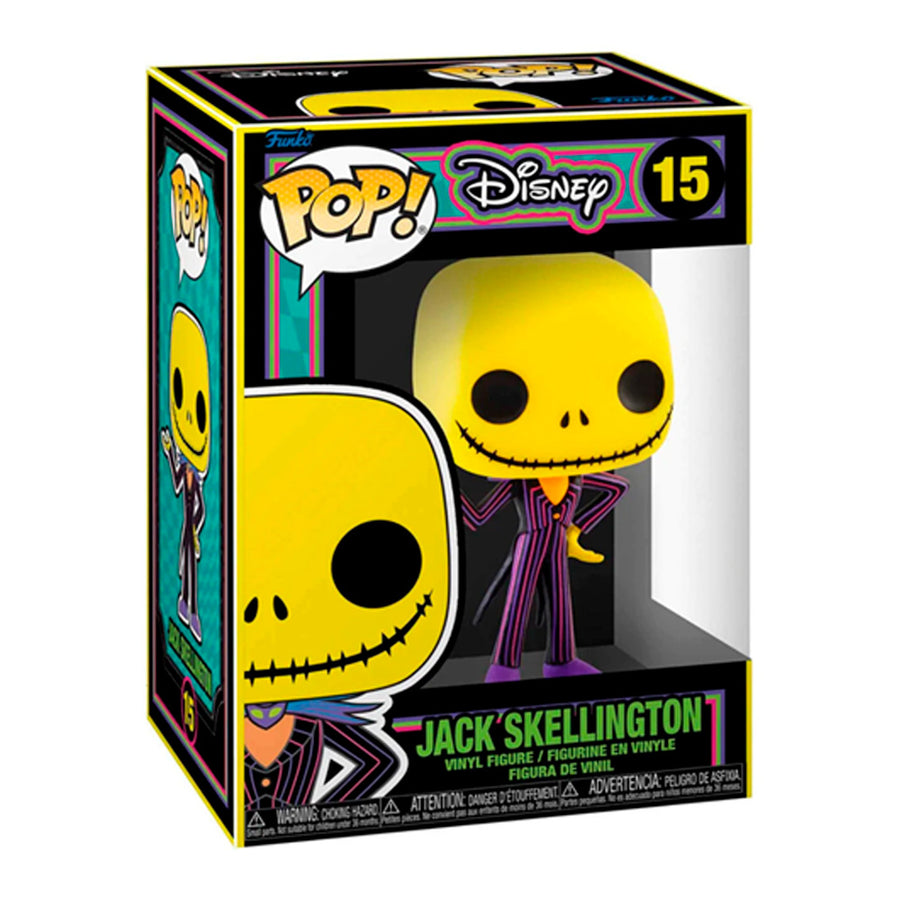 FUNKO POP DISNEY THE NIGHT BEFORE CHRISTMAS BLACKLIGHT - JACK SKELLINGTON 15 BRINDE