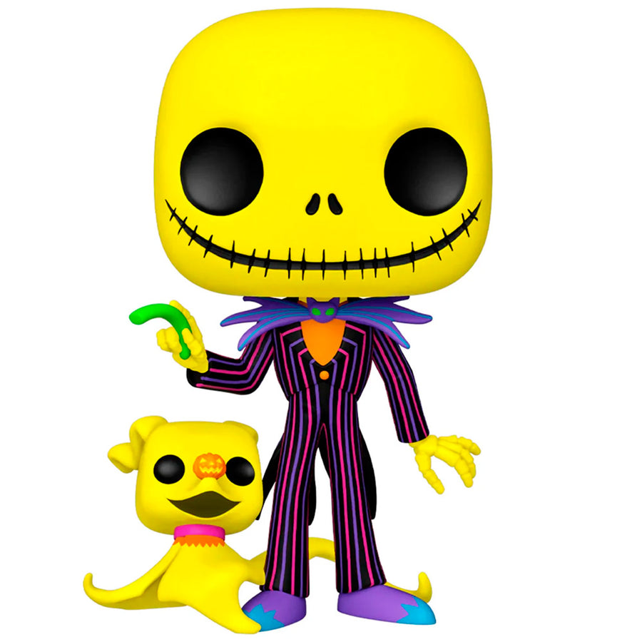 FUNKO POP DISNEY THE NIGHTMARE BEFORE CHRISTMAS BLACKLIGHT - JACK 809 (SUPER SIZED 10