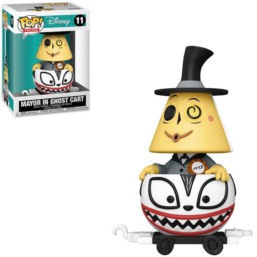FUNKO POP DISNEY TRAINS NIGHTMARE BEFORE CHRISTMAS - MAYOR IN GHOST CART 11 BRINDE