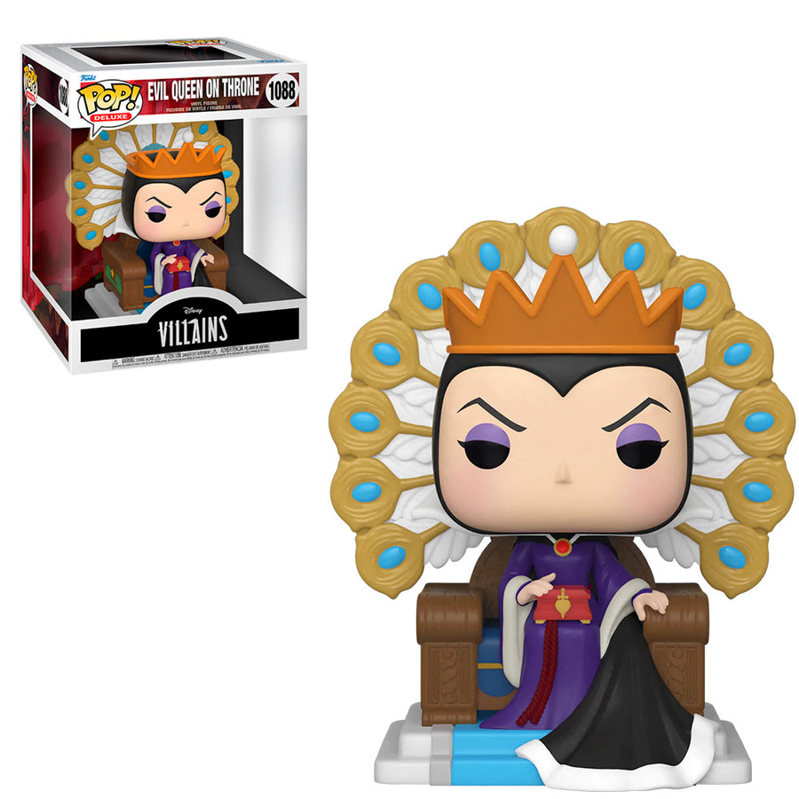 FUNKO POP DISNEY VILLAINS - EVIL QUEEN ON THRONE 1088 (DELUXE)