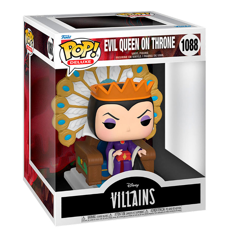 FUNKO POP DISNEY VILLAINS - EVIL QUEEN ON THRONE 1088 (DELUXE)