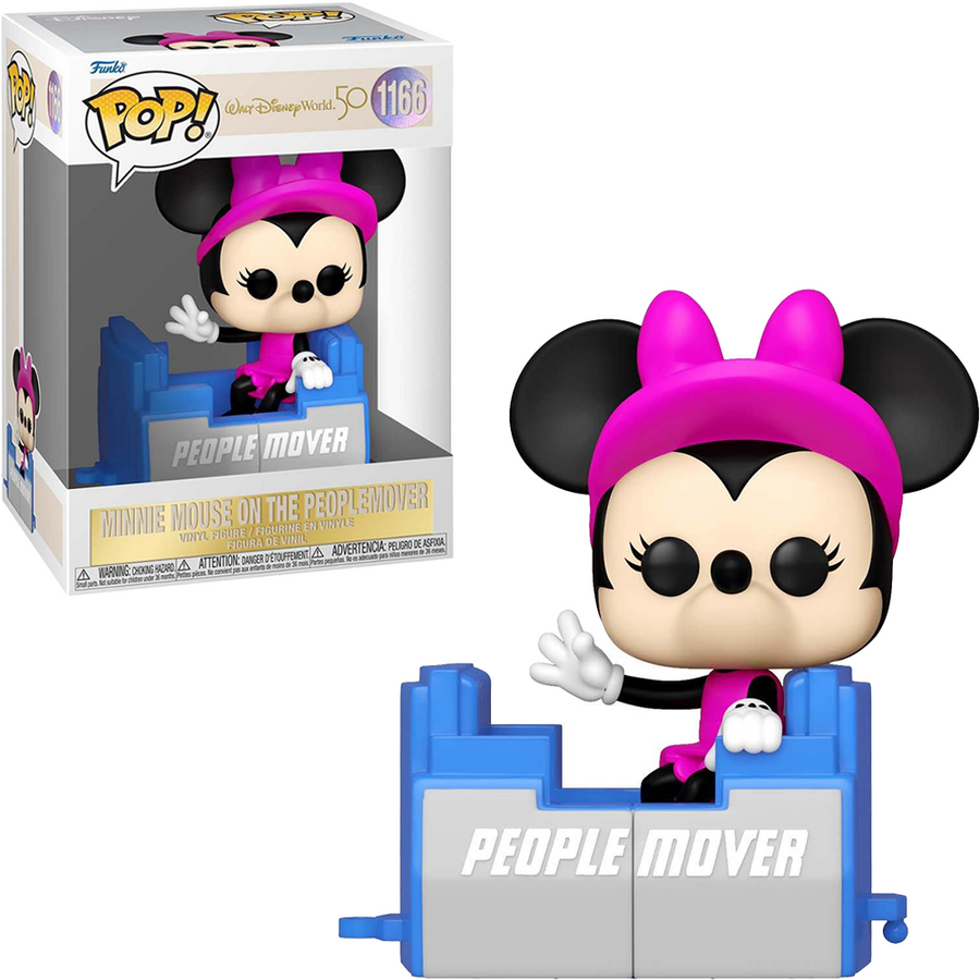 FUNKO POP DISNEY WALT DISNEY WORLD 50TH ANNIVERSARY - MINNIE ON THE PEOPLEMOVER 1166 BRINDE
