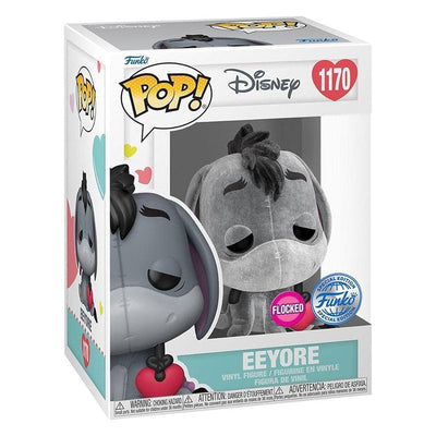FUNKO POP DISNEY WINNIE THE POOH EXCLUSIVE - EEYORE 1170 (FLOCKED)